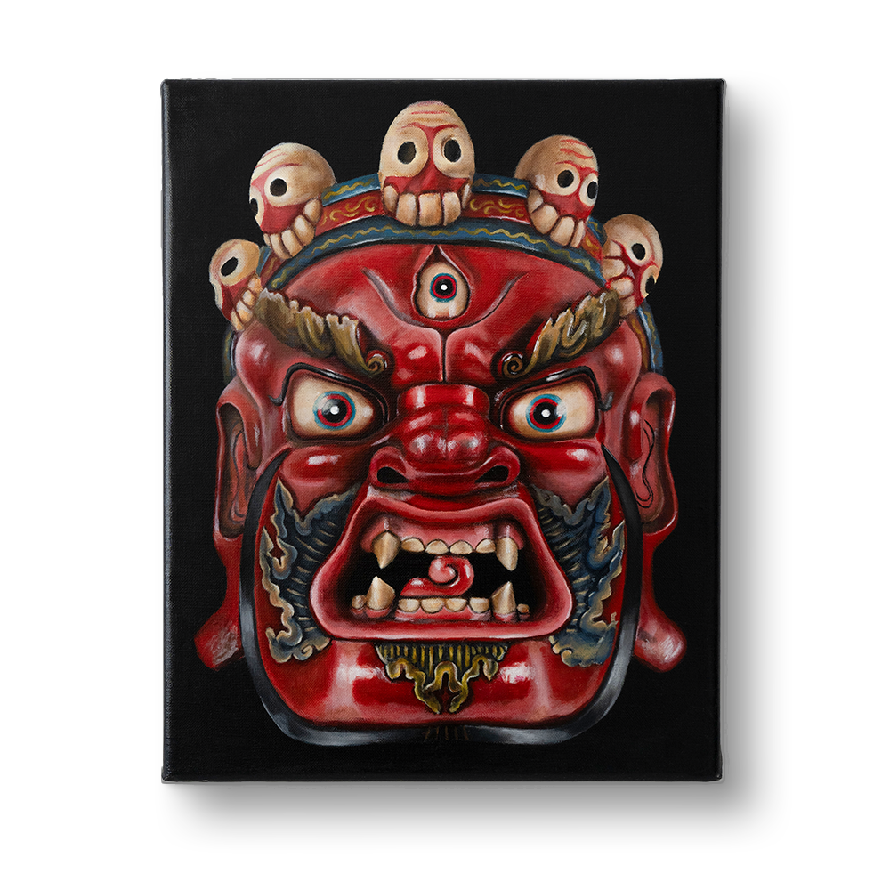'Tibetan Mask #1' - original work
