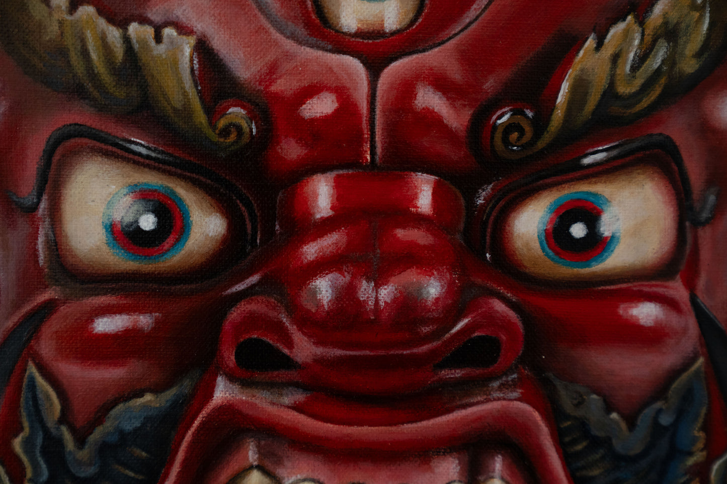 'Tibetan Mask #1' - original work