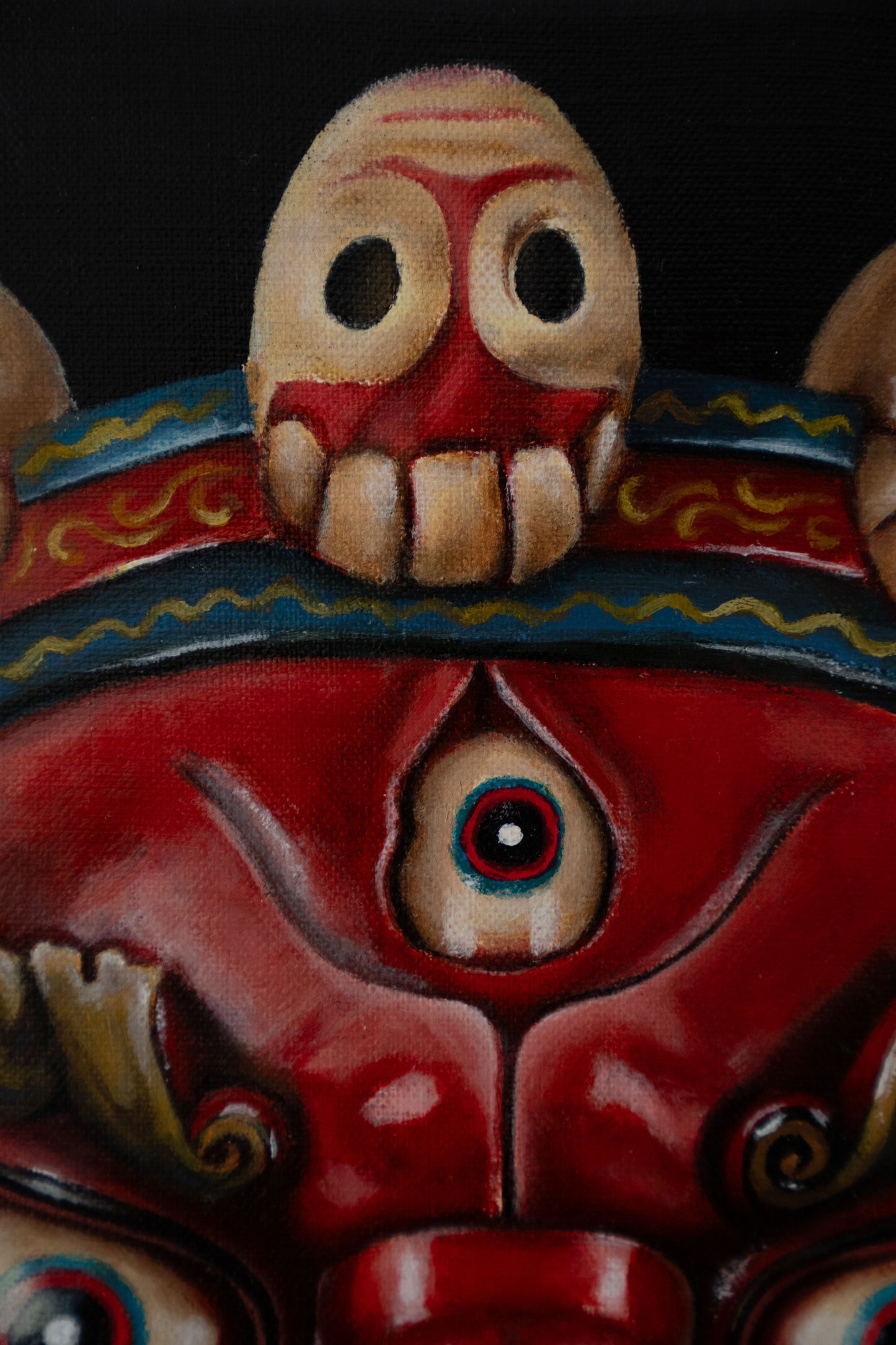 'Tibetan Mask #1' - original work