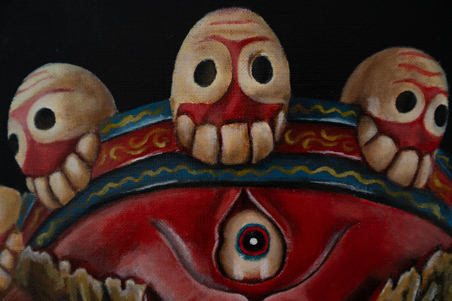 'Tibetan Mask #1' - original work