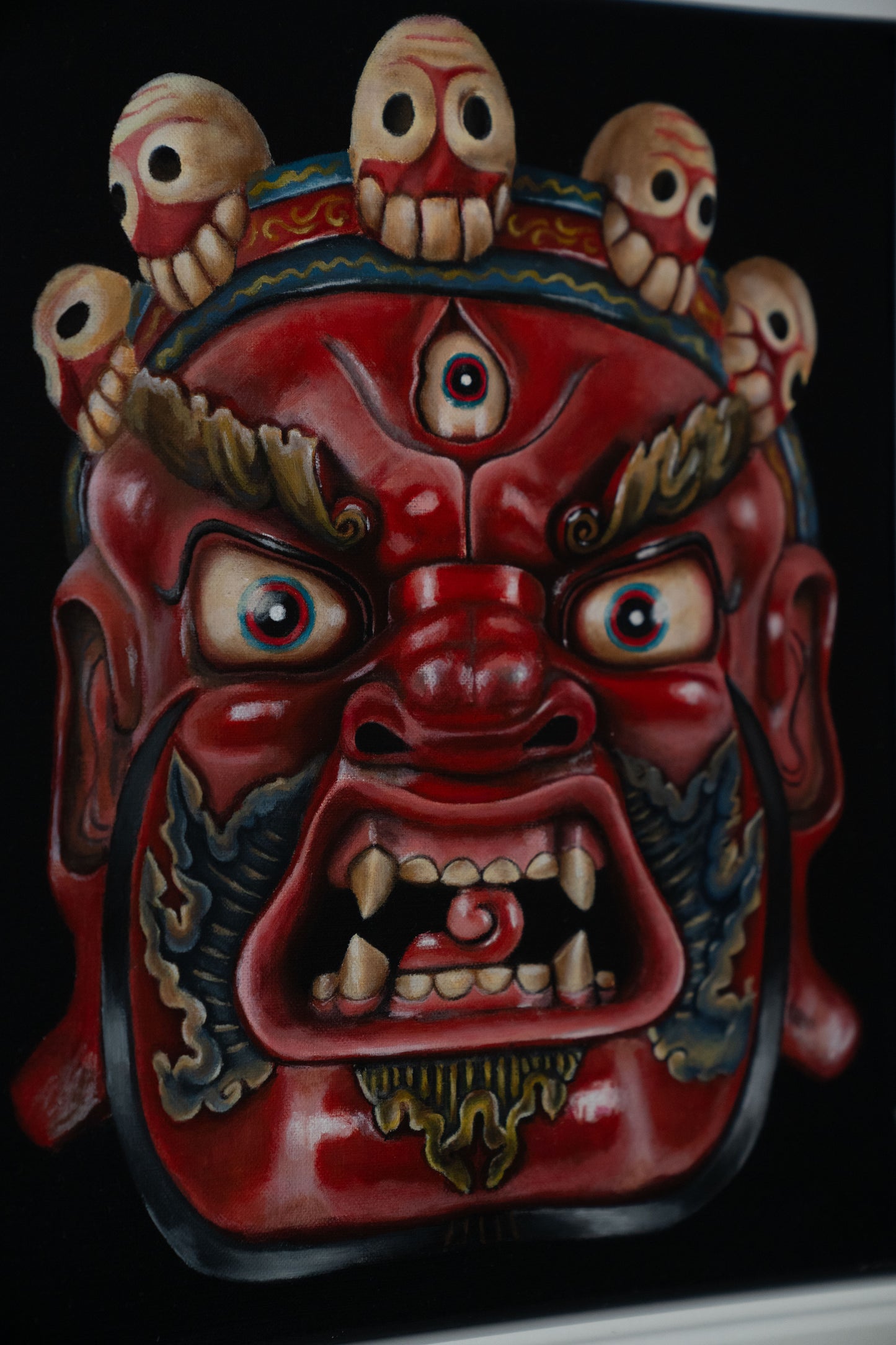 'Tibetan Mask #1' - original work